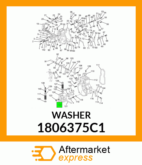 SHIM INJECTOR PUMP 1806375C1