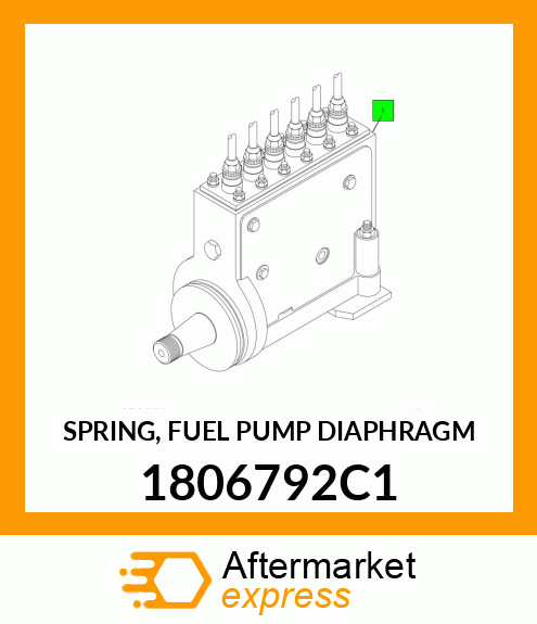 SPRING, FUEL PUMP DIAPHRAGM 1806792C1