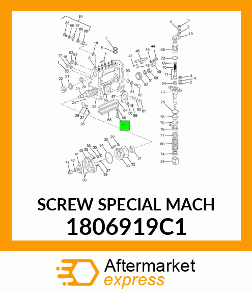 SCREW SPECIAL MACH 1806919C1