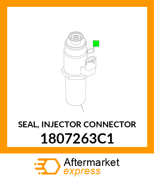 SEAL, INJECTOR CONNECTOR 1807263C1