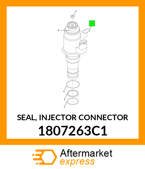 SEAL, INJECTOR CONNECTOR 1807263C1