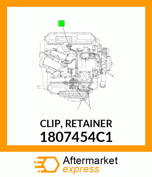 CLIP, RETAINER 1807454C1