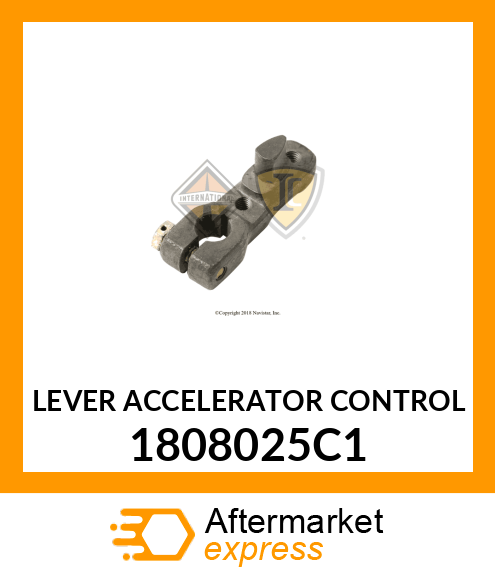 LEVER ACCELERATOR CONTROL 1808025C1