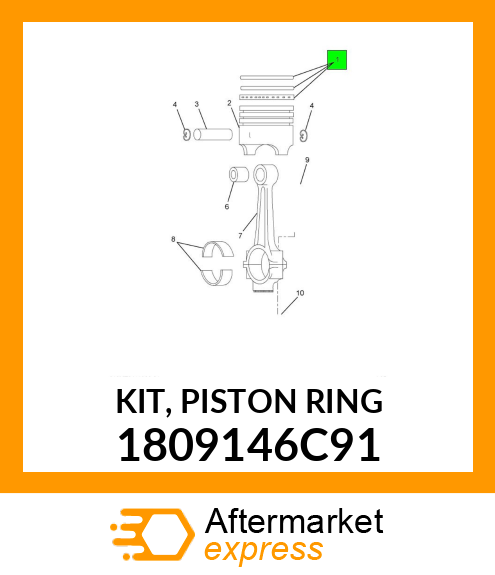 KIT, PISTON RING 1809146C91