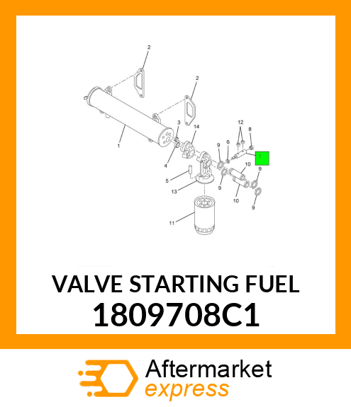 VALVE STARTING FUEL 1809708C1