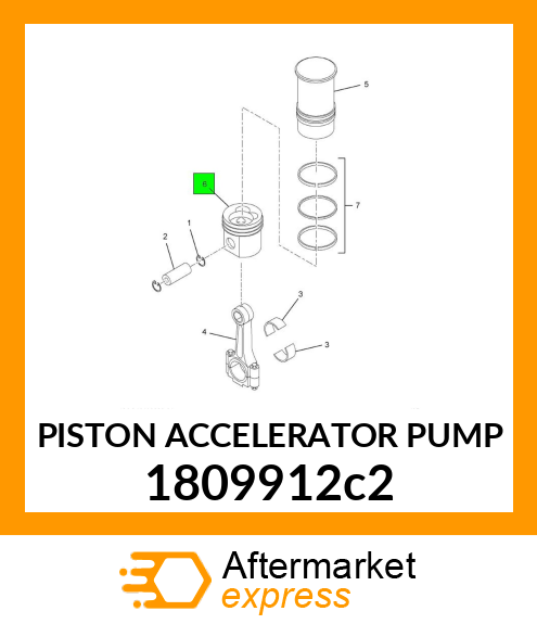 PISTON ACCELERATOR PUMP 1809912c2