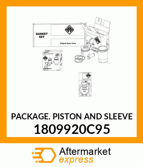 PACKAGE. PISTON AND SLEEVE 1809920C95