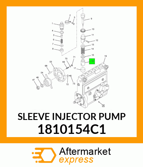 SLEEVE INJECTOR PUMP 1810154C1