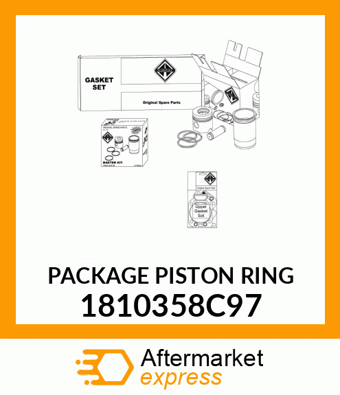PACKAGE PISTON RING 1810358C97