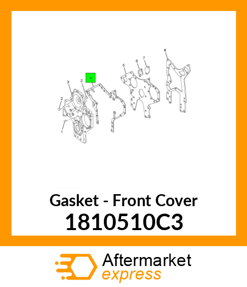 Gasket - Front Cover 1810510C3