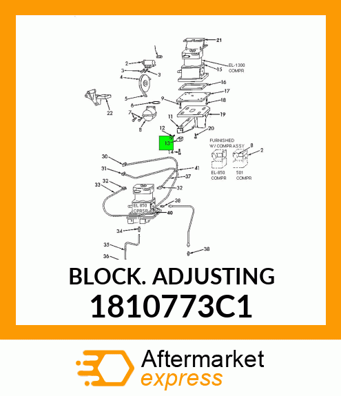 BLOCK ADJUSTING 1810773C1