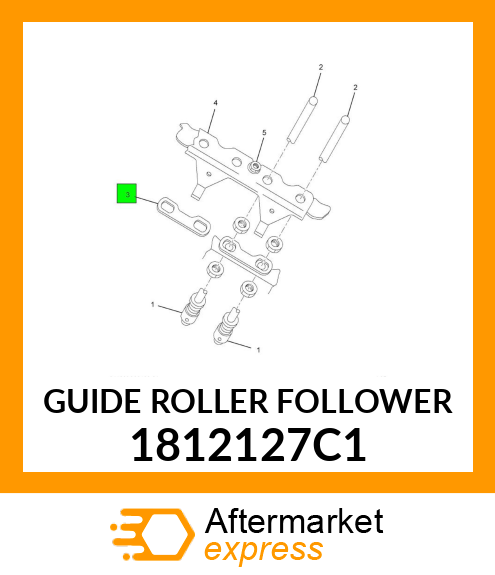 GUIDE ROLLER FOLLOWER 1812127C1