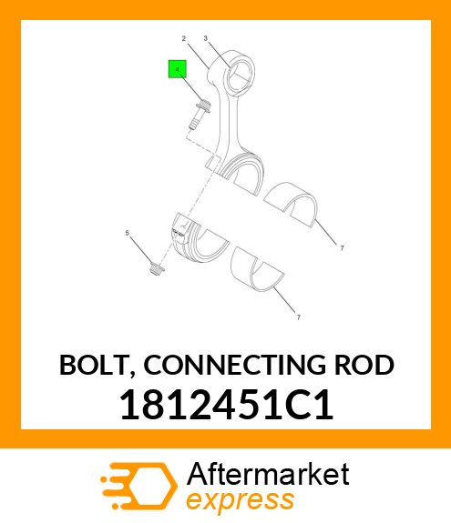 BOLT, CONNECTING ROD 1812451C1