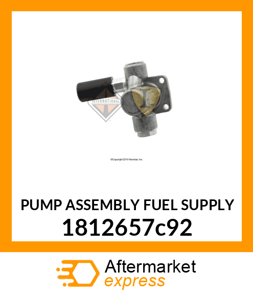 PUMP ASSEMBLY FUEL SUPPLY 1812657c92