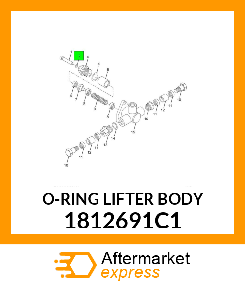 O-RING LIFTER BODY 1812691C1