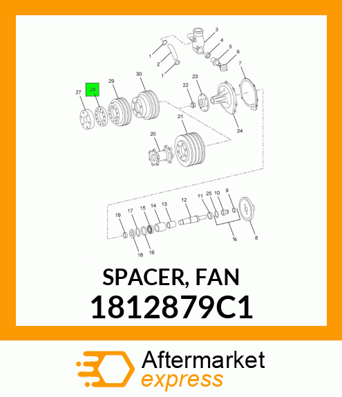 SPACER, FAN 1812879C1