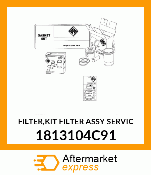 FILTER,KIT FILTER ASSY SERVIC 1813104C91