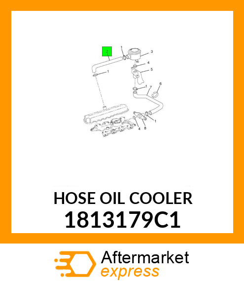 HOSE OIL COOLER 1813179C1