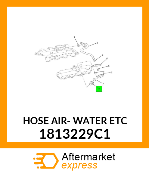 HOSE AIR- WATER ETC 1813229C1