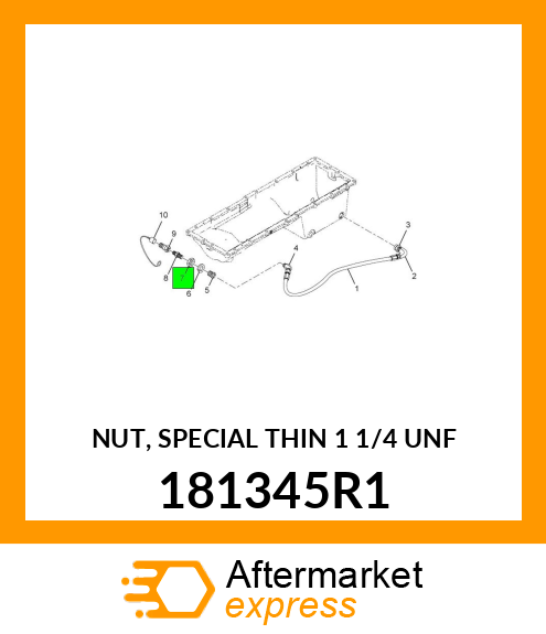 NUT, SPECIAL THIN 1 1/4" UNF 181345R1