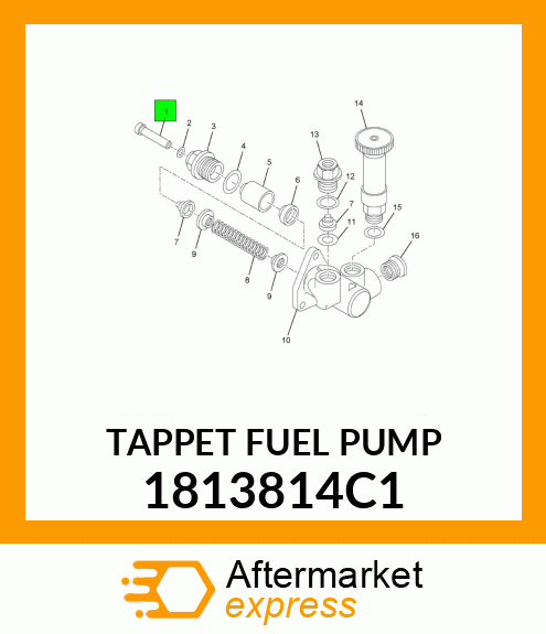 TAPPET FUEL PUMP 1813814C1