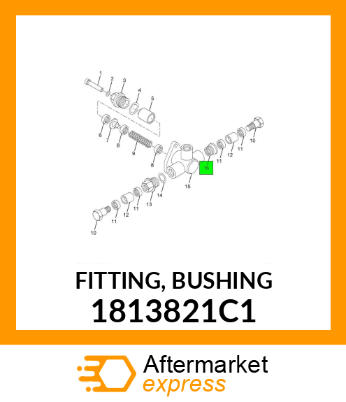 FITTING, BUSHING 1813821C1