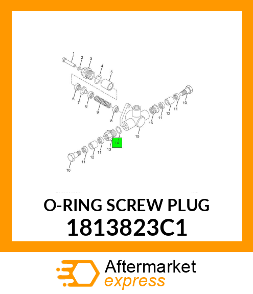O-RING SCREW PLUG 1813823C1