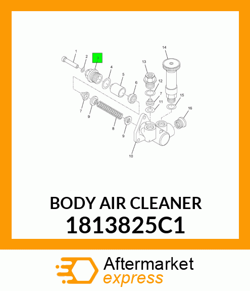 BODY AIR CLEANER 1813825C1