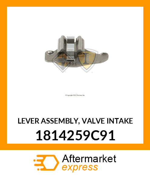 LEVER ASSEMBLY, VALVE INTAKE 1814259C91