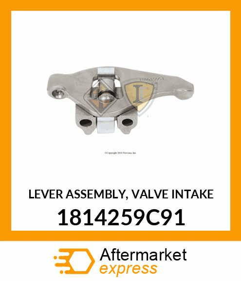 LEVER ASSEMBLY, VALVE INTAKE 1814259C91