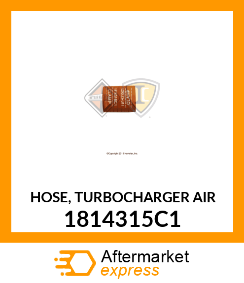 HOSE, TURBOCHARGER AIR 1814315C1