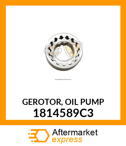 GEROTOR, OIL PUMP 1814589C3