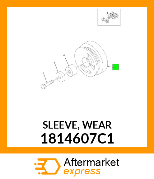 SLEEVE, WEAR 1814607C1