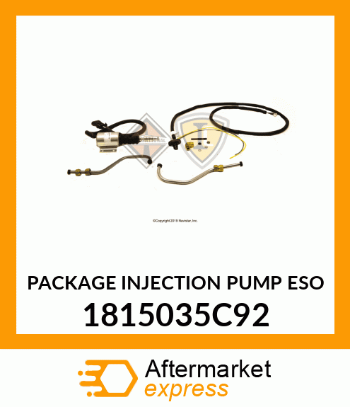 PACKAGE INJECTION PUMP ESO 1815035C92