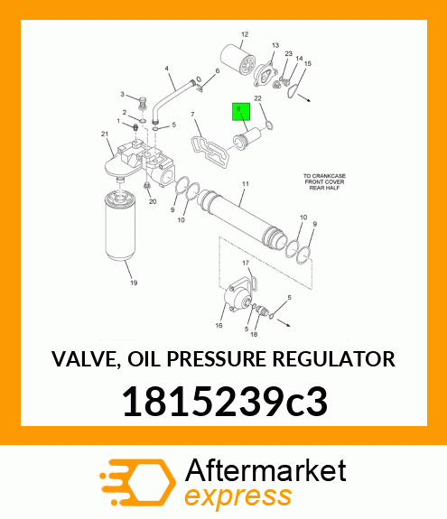 Regulator Valve New Aftermarket 1815239c3