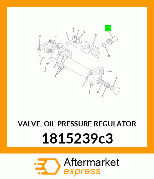 Regulator Valve New Aftermarket 1815239c3