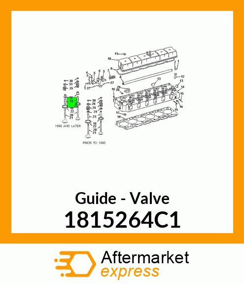 Guide - Valve 1815264C1