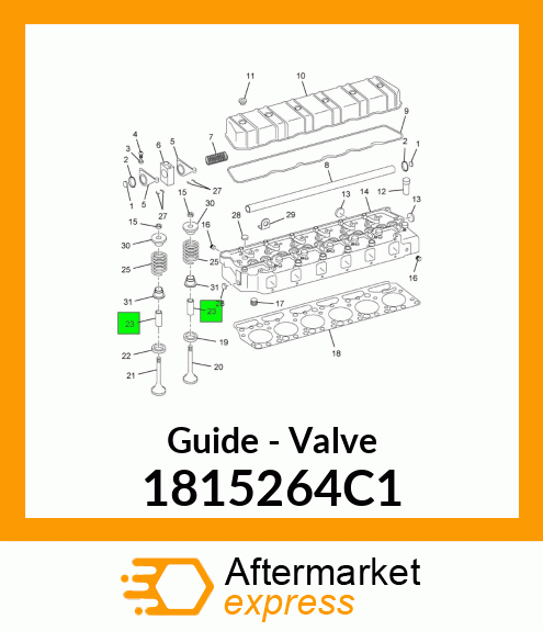 Guide - Valve 1815264C1