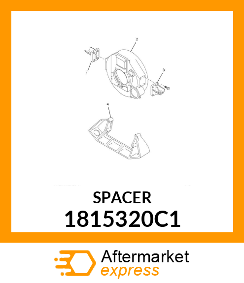 SPACER ENGINE MOUNTING 1815320C1