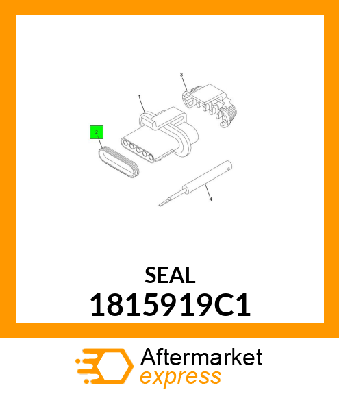 SEAL, 5 WAY CONNECTOR 1815919C1