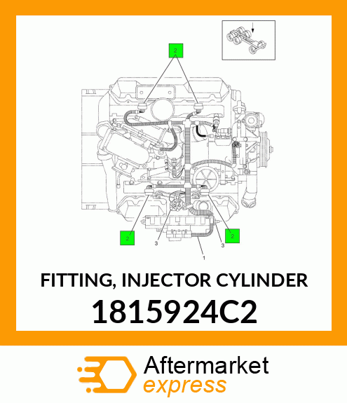 FITTING, INJECTOR CYLINDER 1815924C2
