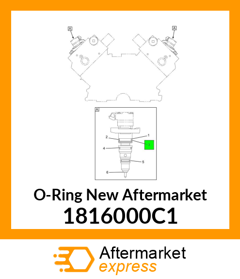 O-Ring New Aftermarket 1816000C1