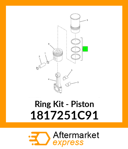 Ring Kit - Piston 1817251C91