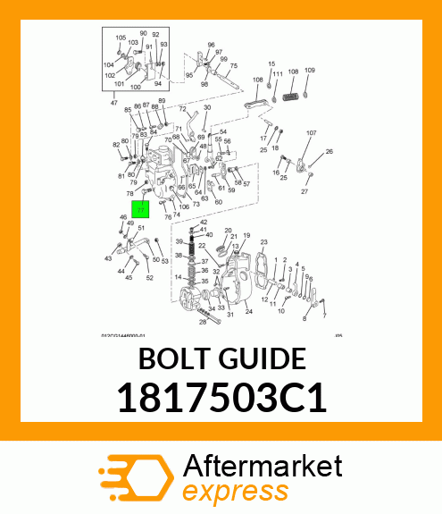 BOLT GUIDE 1817503C1