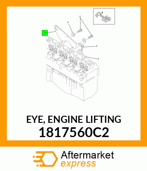 EYE, ENGINE LIFTING 1817560C2