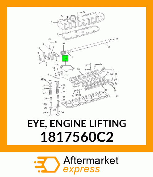 EYE, ENGINE LIFTING 1817560C2