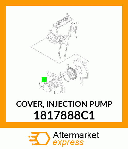 COVER, INJECTION PUMP 1817888C1