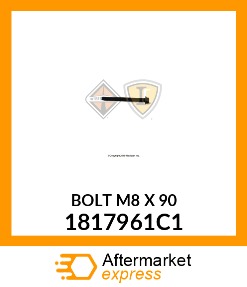 BOLT M8 X 90 1817961C1