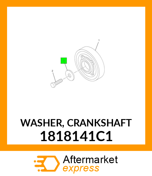 WASHER, CRANKSHAFT 1818141C1