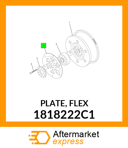 PLATE, FLEX 1818222C1